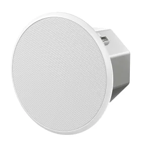 Pioneer Pro Audio 4” Ceiling Speaker, Home Theater Audio Amplifier Studio Speakers - White Grill