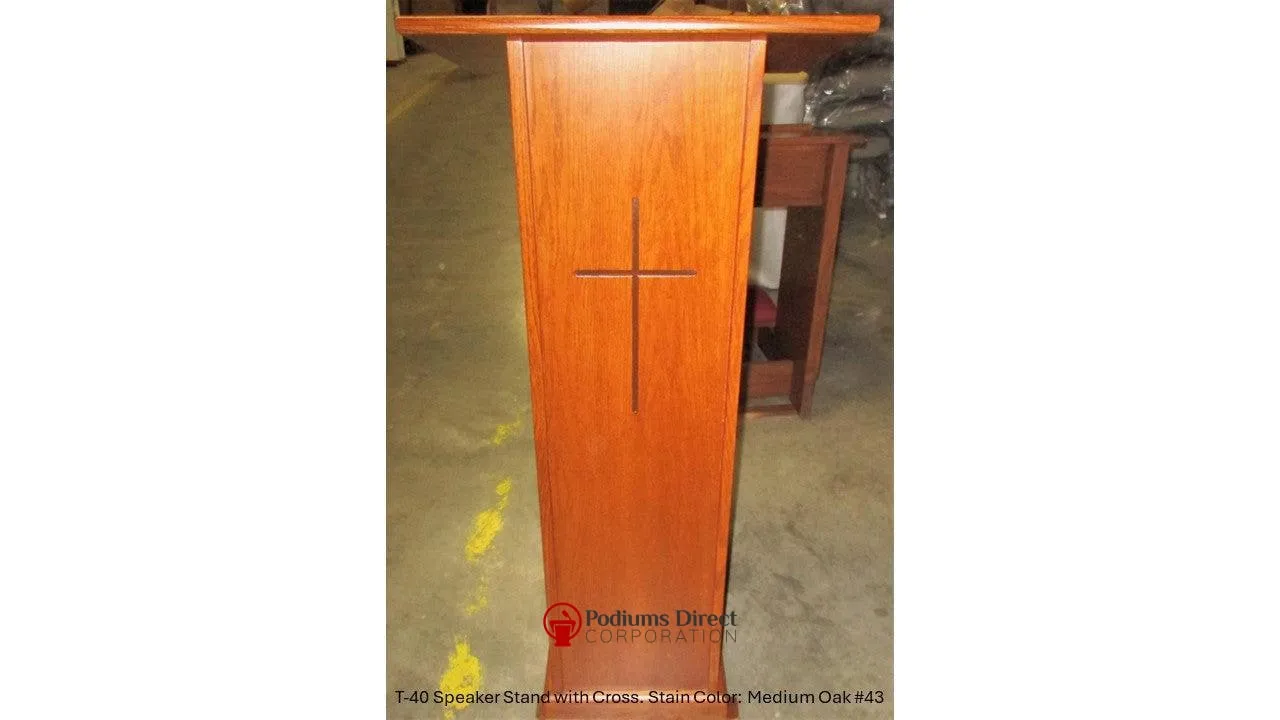 Portable Presentation Lectern T-40 Speaker Stand - FREE SHIPPING!
