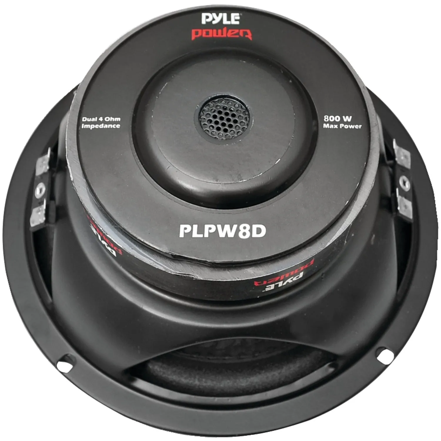Pyle PLPW8D Power Series Dual-Voice-Coil 4ohm Subwoofer (8", 800