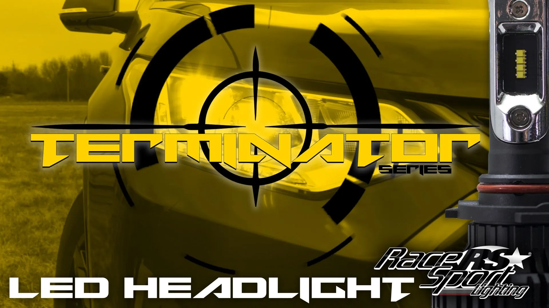 Race Sport RS Lighting (H13 Fan-less LED Conversion Headlight Kit) Terminator Series H13TLED