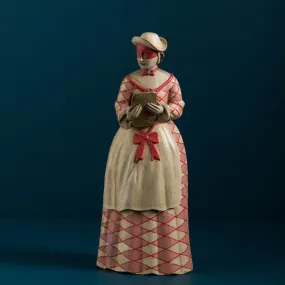 READING LADY HARLEQUIN