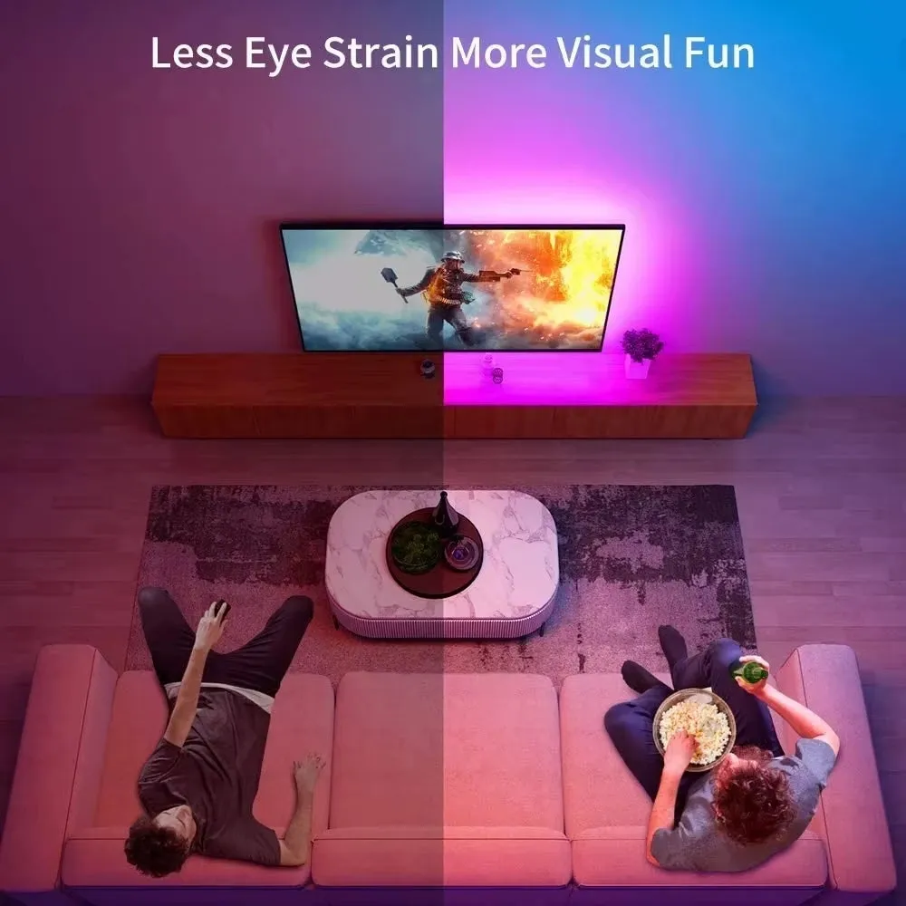 RGB 5050 Led Strip Light Bluetooth App Control 5V USB Led Tape Flexible Ribbon Diode Tape for Bedroom Garden Party Wedding