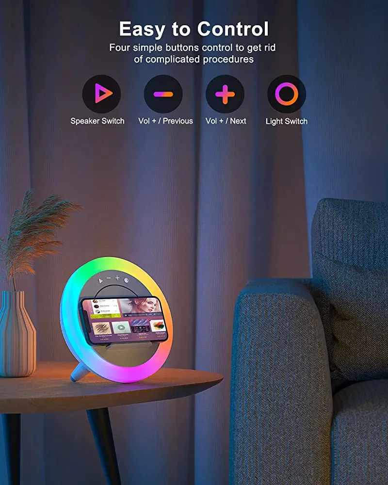 RGB LIGHT WITH WIRELESS SPEAKER