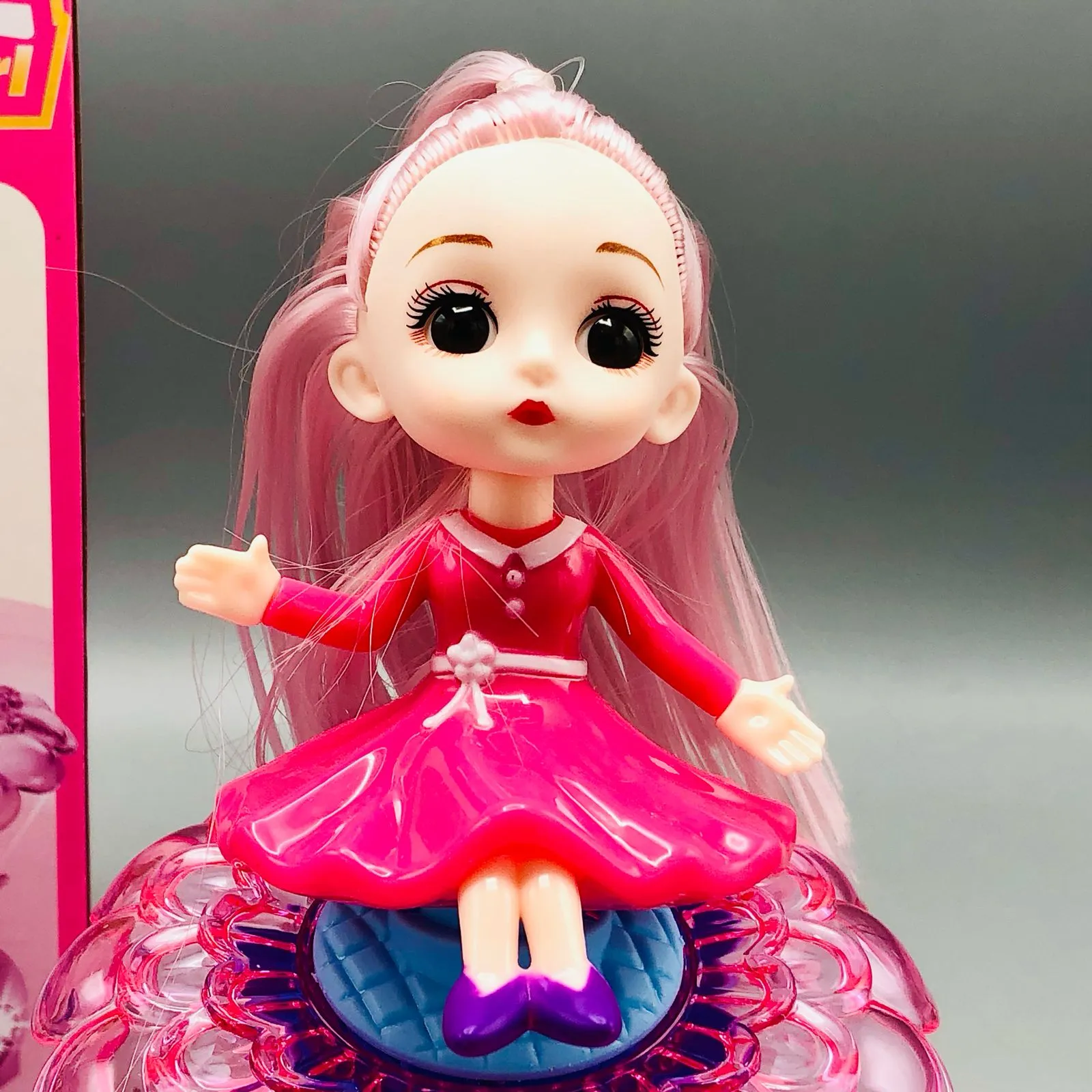Rotate Petal Girl With Light & Sound