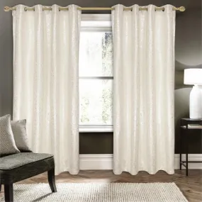 RT Designers Collection Aspen Premium Metallic Blackout Grommet Panel 54" x 90" Beige