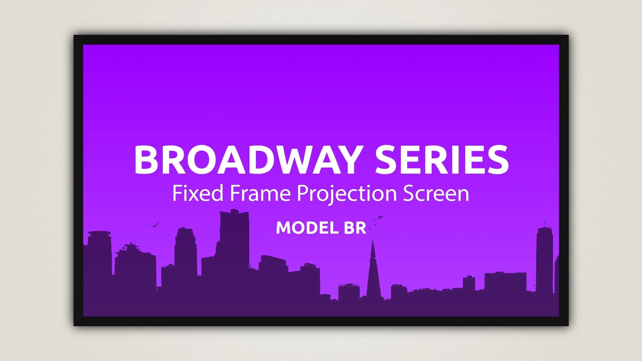 Severtson Screens Broadway Fixed Frame 135" (117.7" x 66.2") HDTV [16:9] BR169135MG