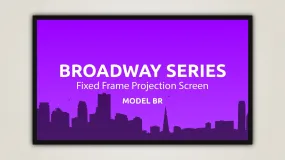 Severtson Screens Broadway Fixed Frame 135" (117.7" x 66.2") HDTV [16:9] BR169135MG
