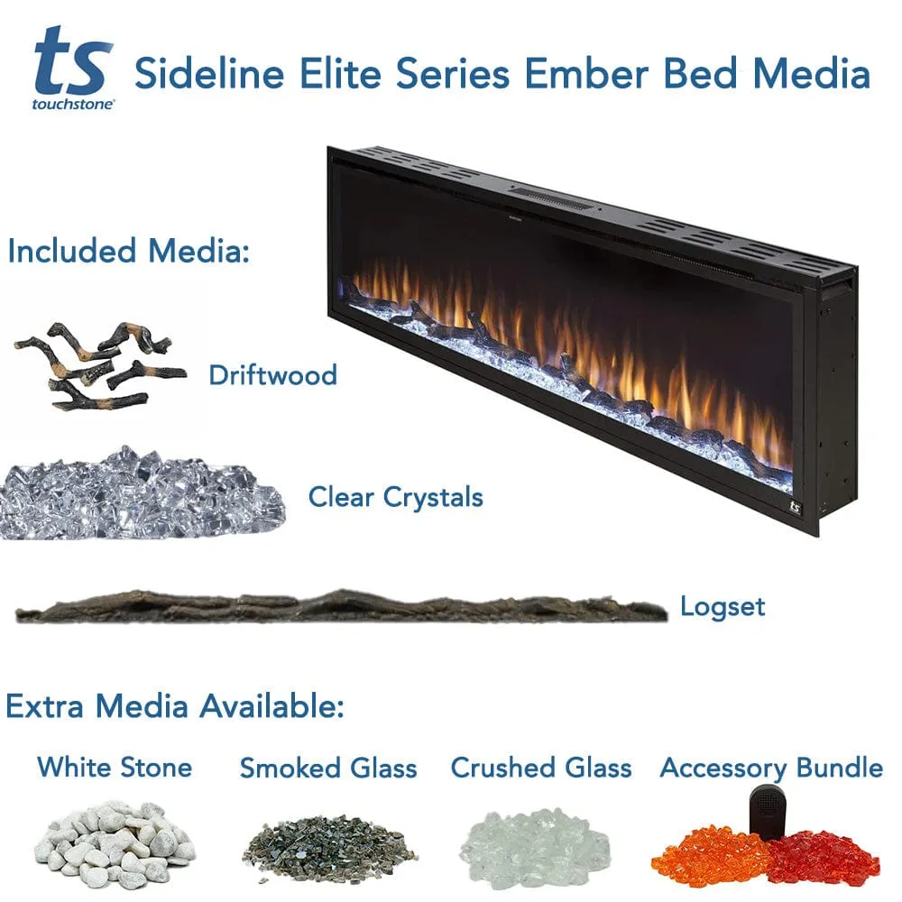 Sideline Elite Forte 40 Inch Smart Electric Fireplace with Encase Surround Mantel