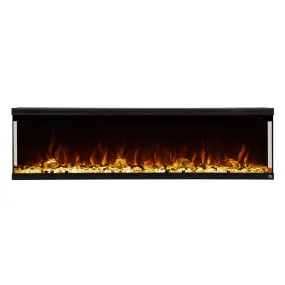 Sideline Infinity 3 Sided 72 Inch WiFi Enabled Smart Recessed Electric Fireplace 80051 (Alexa/Google Compatible) Refurbished