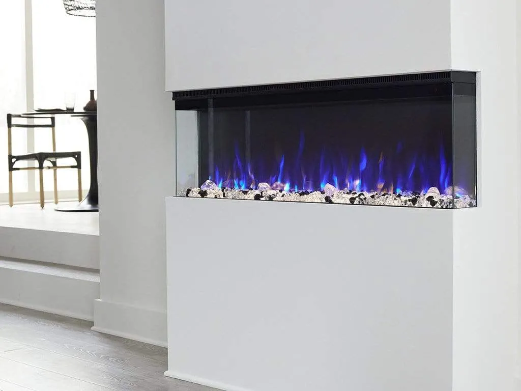 Sideline Infinity 3 Sided 72 Inch WiFi Enabled Smart Recessed Electric Fireplace 80051 (Alexa/Google Compatible) Refurbished