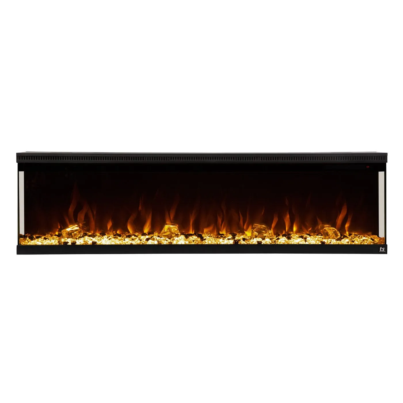 Sideline Infinity 3 Sided 72 Inch WiFi Enabled Smart Recessed Electric Fireplace 80051 (Alexa/Google Compatible) Refurbished