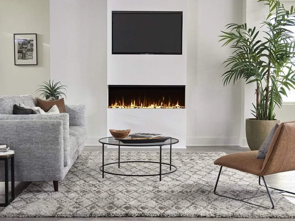 Sideline Infinity 3 Sided 72 Inch WiFi Enabled Smart Recessed Electric Fireplace 80051 (Alexa/Google Compatible) Refurbished