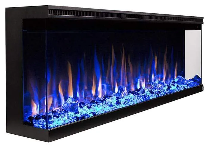 Sideline Infinity 3 Sided 72 Inch WiFi Enabled Smart Recessed Electric Fireplace 80051 (Alexa/Google Compatible) Refurbished