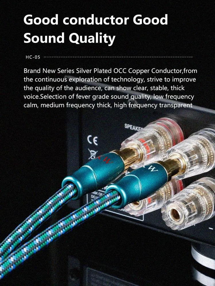 SKW HC-05 High-Purity Copper Conductor Speaker Audio Cable