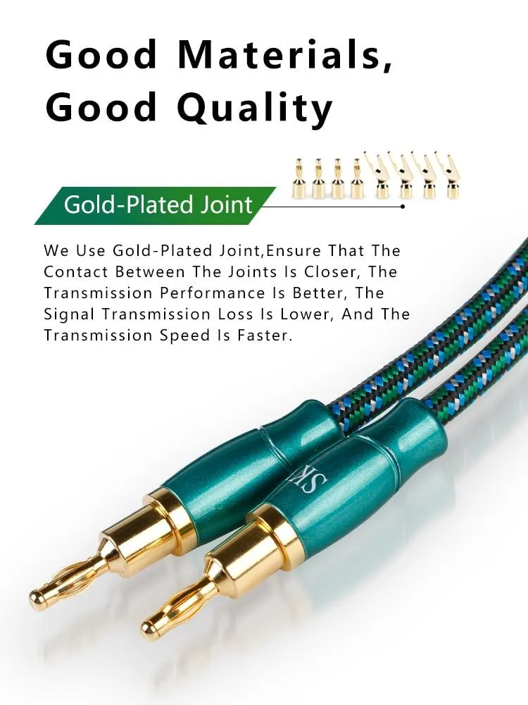 SKW HC-05 High-Purity Copper Conductor Speaker Audio Cable