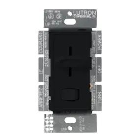 Skylark Contour Reverse-Phase ELV Dimmer, 3-Way, 250W LED/500W ELV, Neutral Required, Black