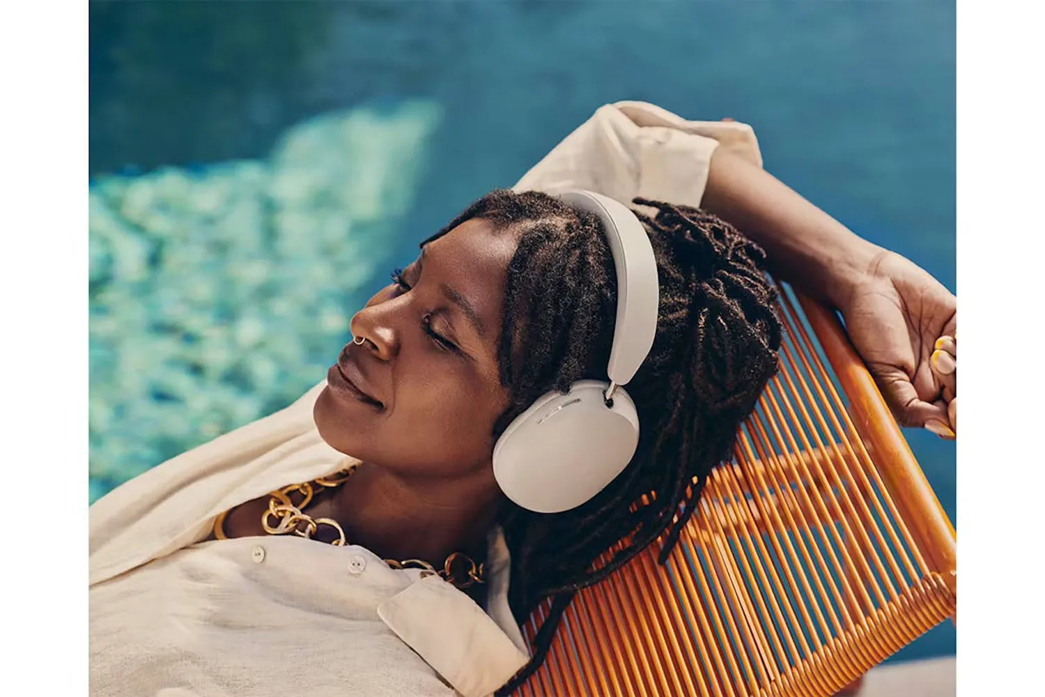 Sonos Ace Over-Ear Wireless Active Noise Cancelling Headphones | White