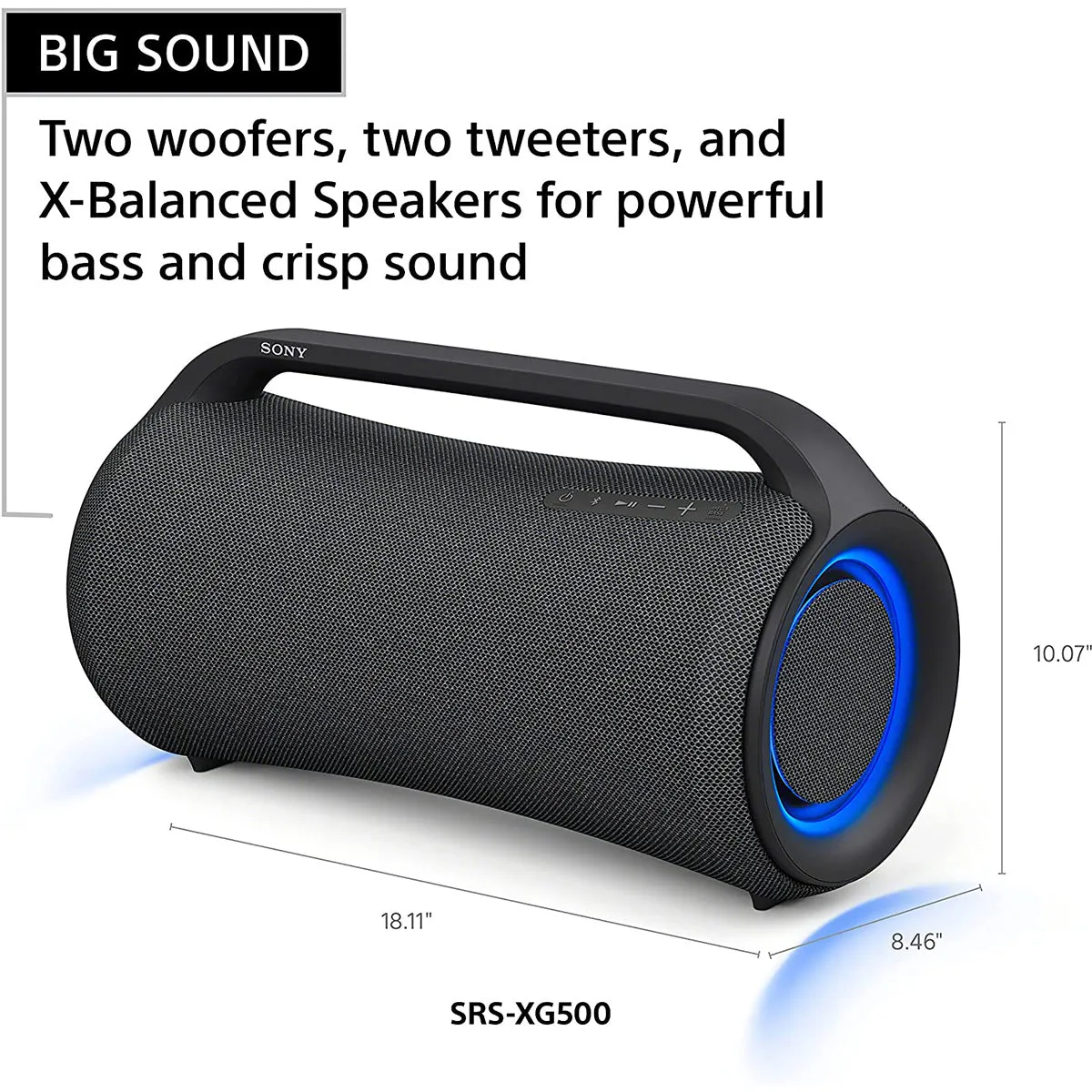 Sony XG500 Portable Bluetooth Wireless Speaker