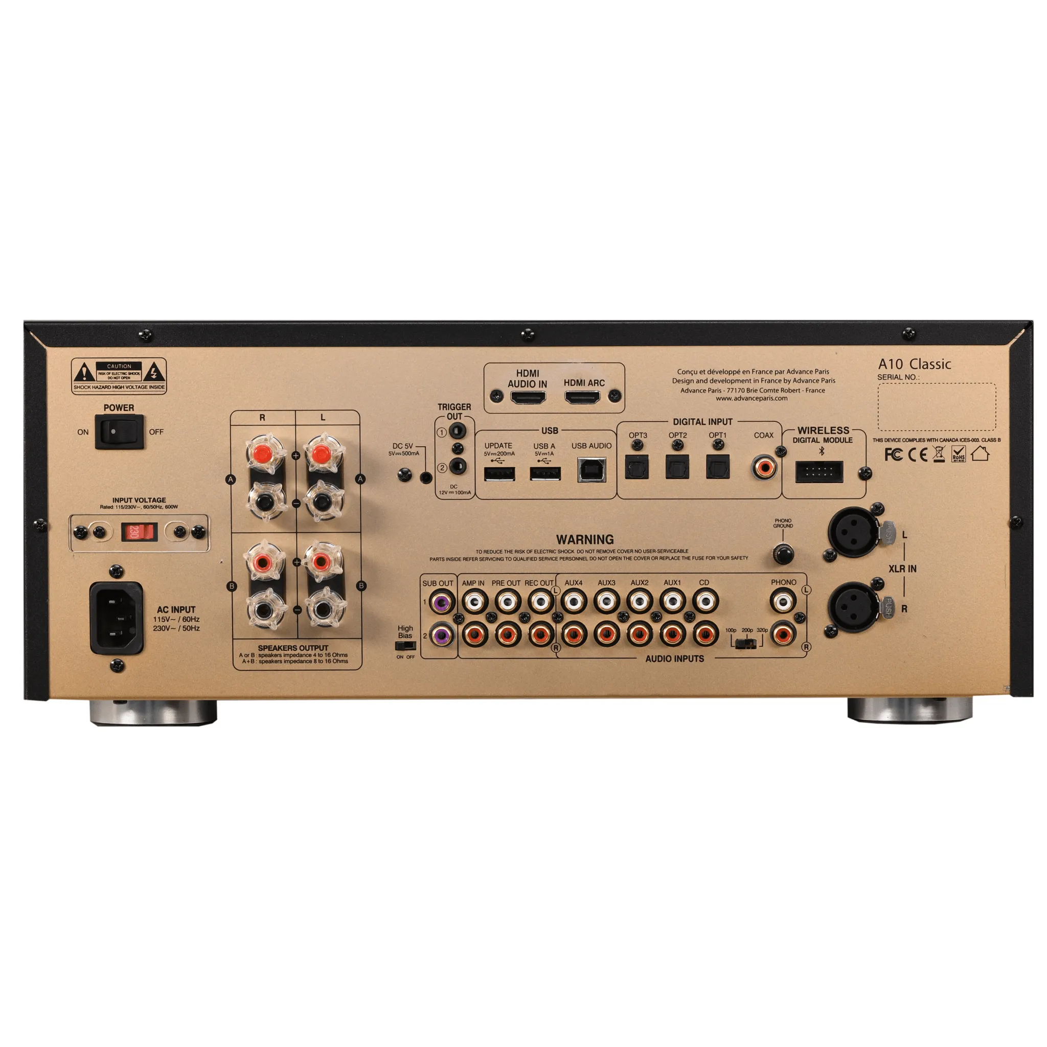 Special Offer! Advance Paris - A10 Classic Integrated Amplifier