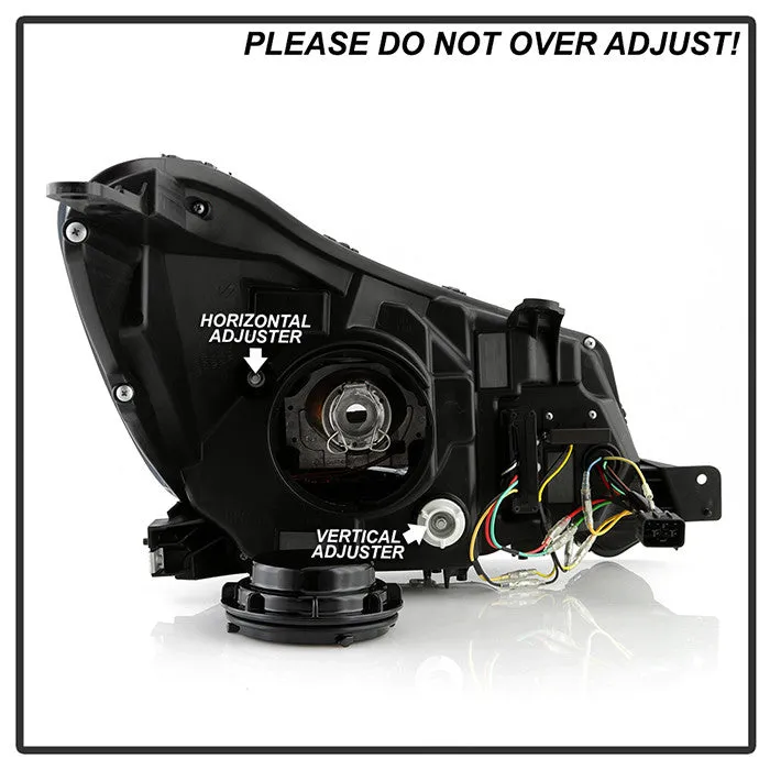 Spyder Forester 14-18 SEQ LED Bar Headlights Black