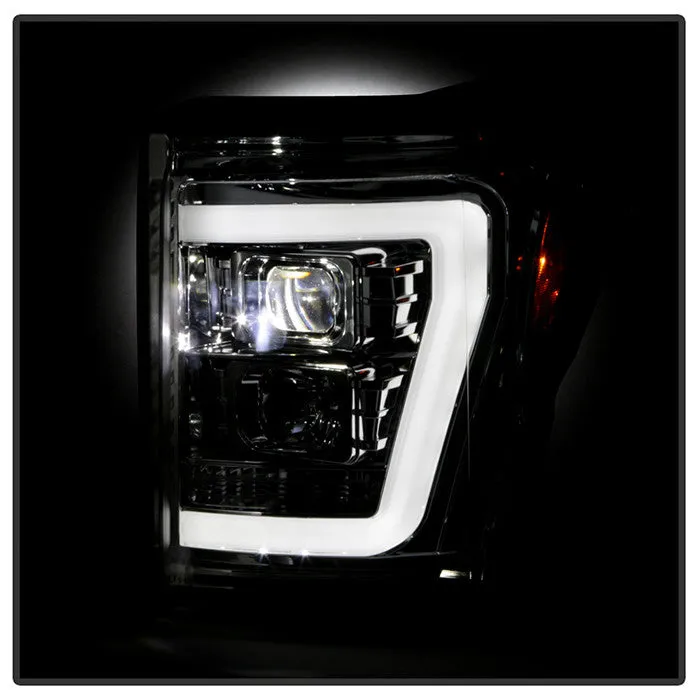Spyder Platinum F250 F350 F450 Super Duty 11-16 Headlights Chrome