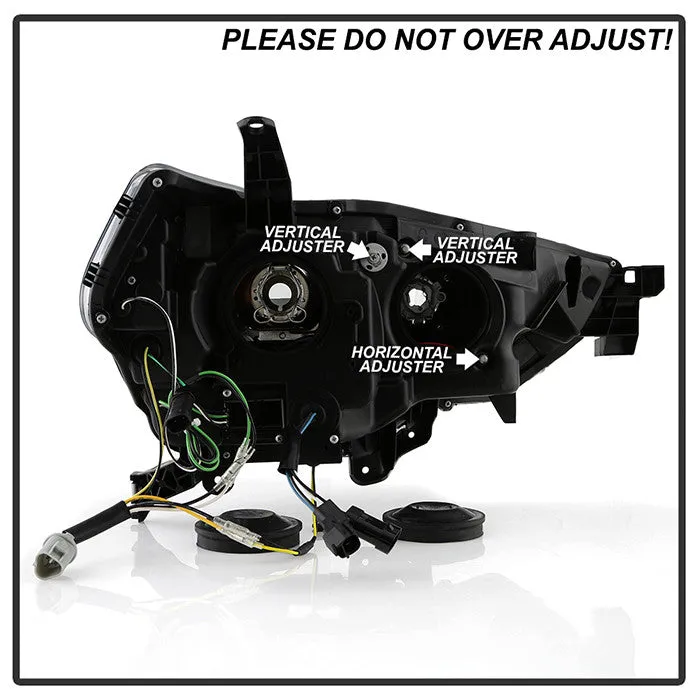 Spyder Toyota 4Runner 14-20 SEQ LED Bar Pro Headlights Black