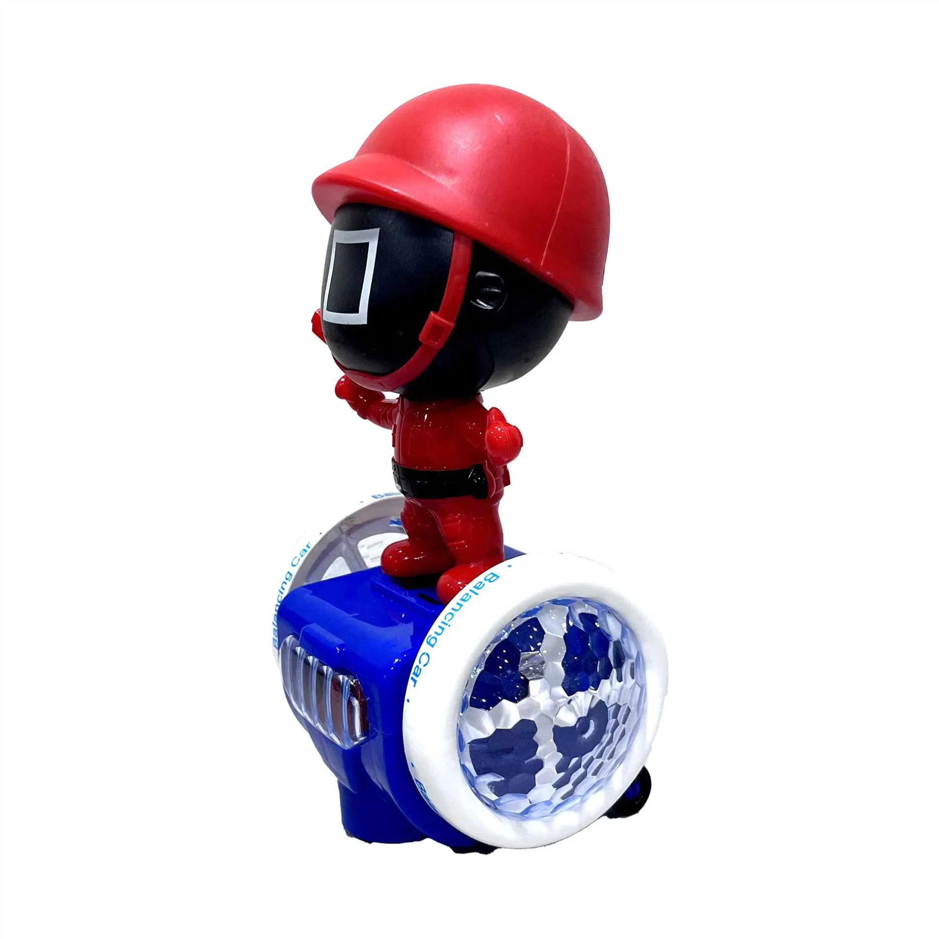 Squid Game Hoverboard Battery Toy with 3D lighting - Red, 3 years