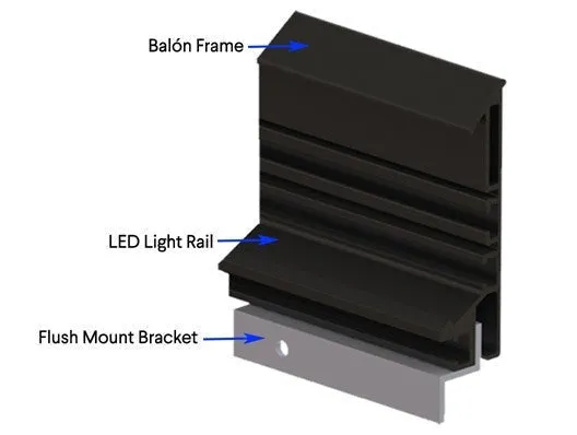 Stewart Filmscreen Balón Fixed Frame 120" (46.25x110.75) Cinemascope [2.40:1] BALG3E120CFHG5FLMX
