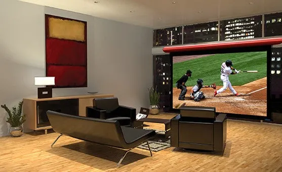 Stewart Filmscreen Cabaret Retractable, BC 110" (54x96) 16:9 (HDTV) CAB110HST10