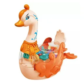 Swan Battery Toy with flapping Wings & Legs, 3 Years - Multicolor