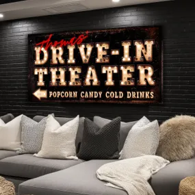 Theater Room Decor - Drive In Theater Marquee