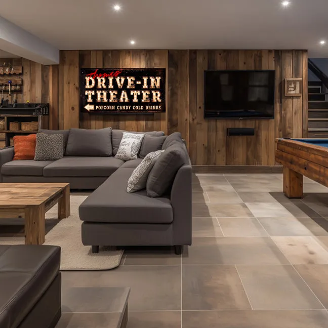 Theater Room Decor - Drive In Theater Marquee