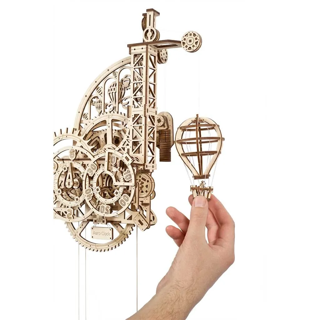 UGears Aeroclock - Wooden Mechanical Model