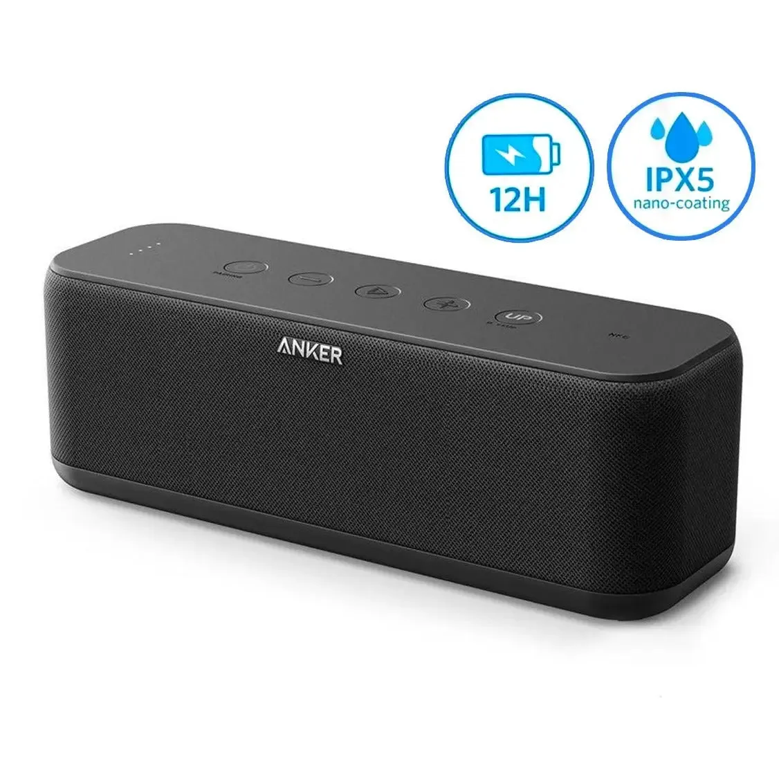 [Upgraded] Anker Boost Bluetooth Speaker 12H Playtime A3145