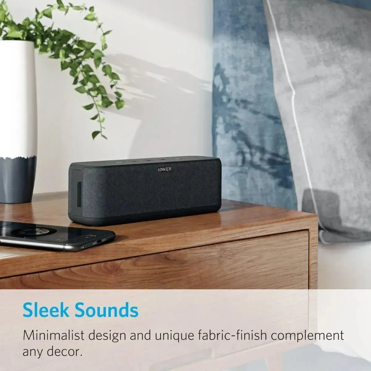 [Upgraded] Anker Boost Bluetooth Speaker 12H Playtime A3145