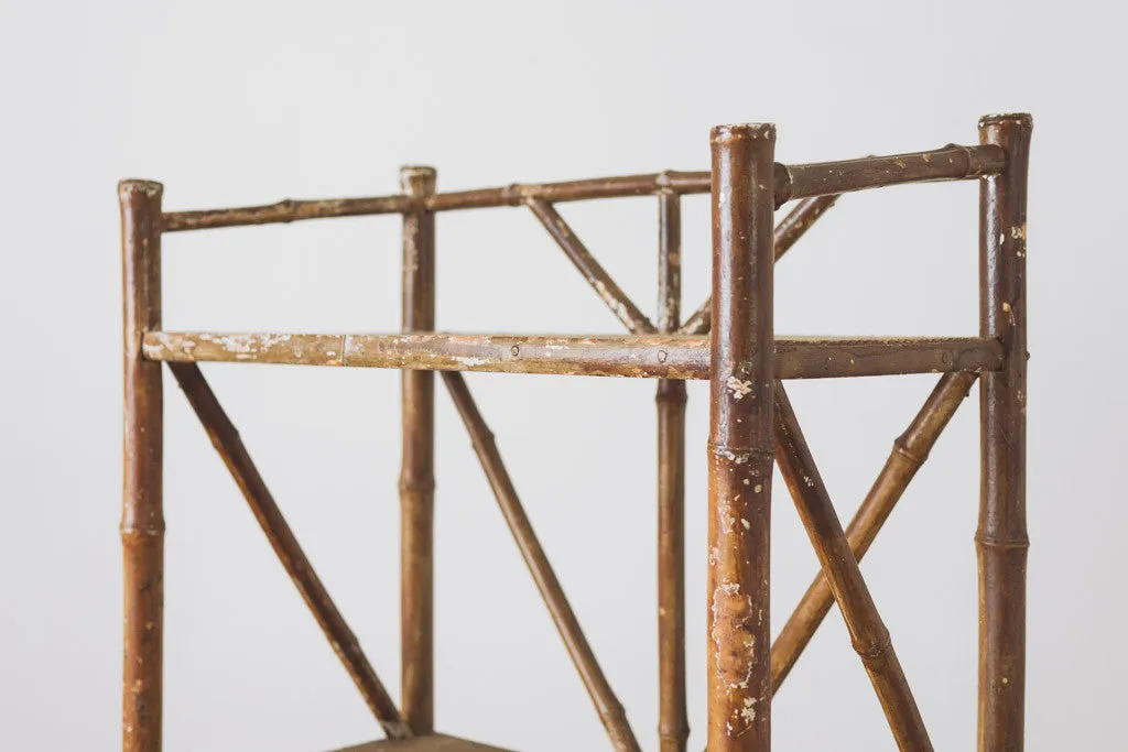Vintage Bamboo Shelf