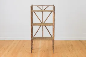 Vintage Bamboo Shelf