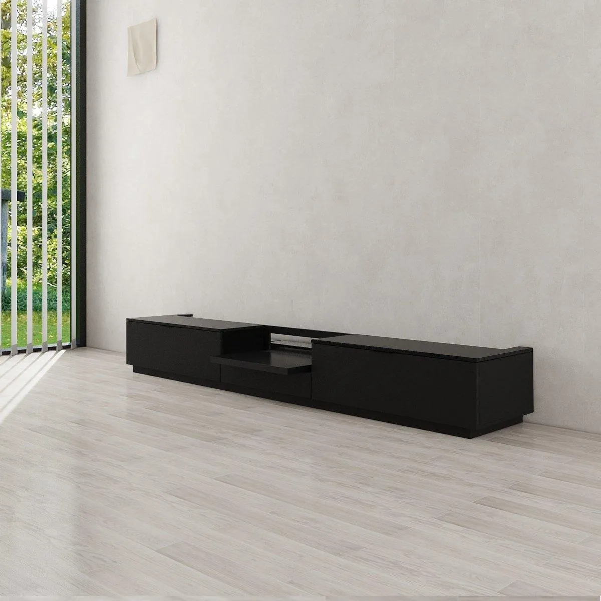 VIVIDSTORM Bundle-Projector&Screen&Motorised Laser TV Cabinet Berlin - Epson Edition