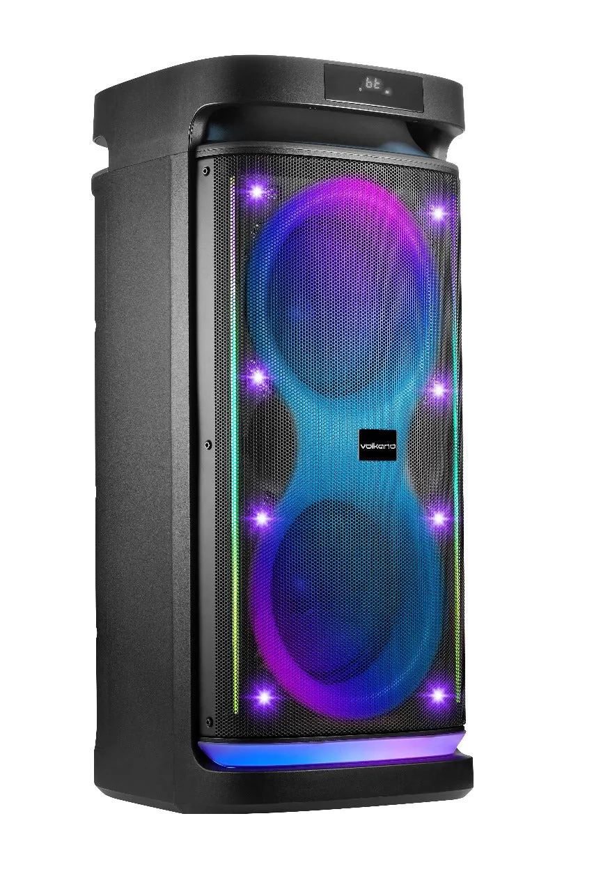 Volkano Paramount Series Dual 8" Bluetooth Party Speaker