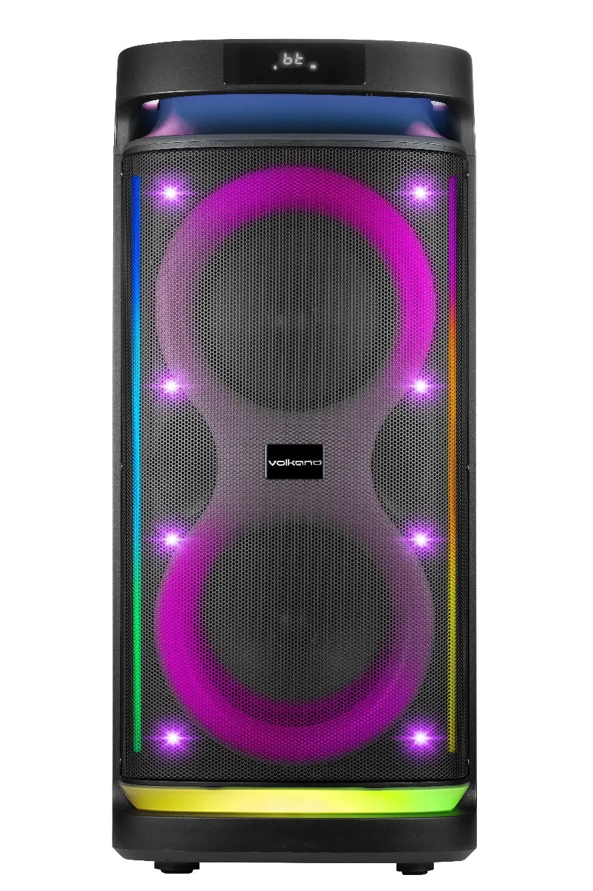 Volkano Paramount Series Dual 8" Bluetooth Party Speaker