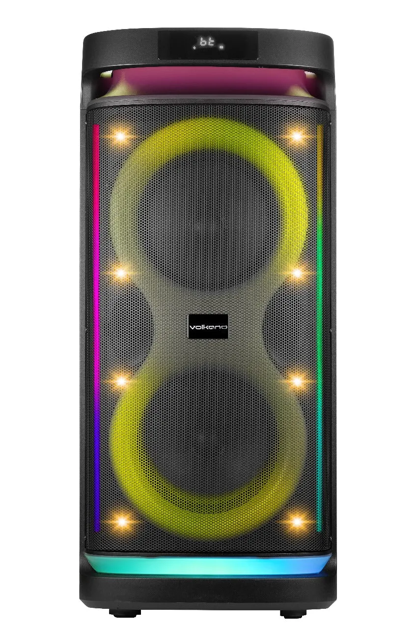 Volkano Paramount Series Dual 8" Bluetooth Party Speaker
