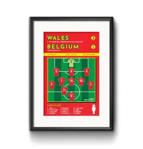 Wales vs Belgium Print