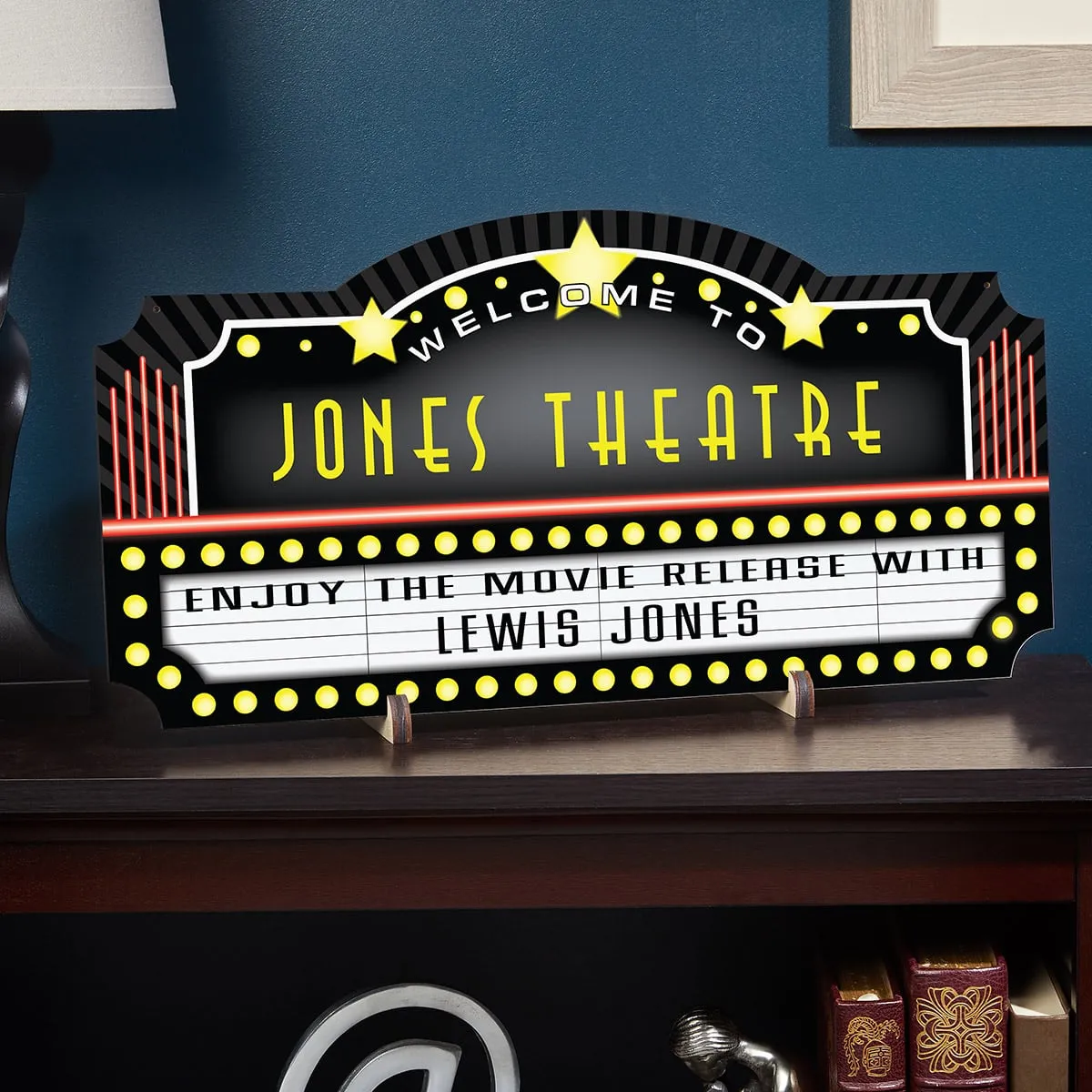 Welcome to the Movies Personalized Sign