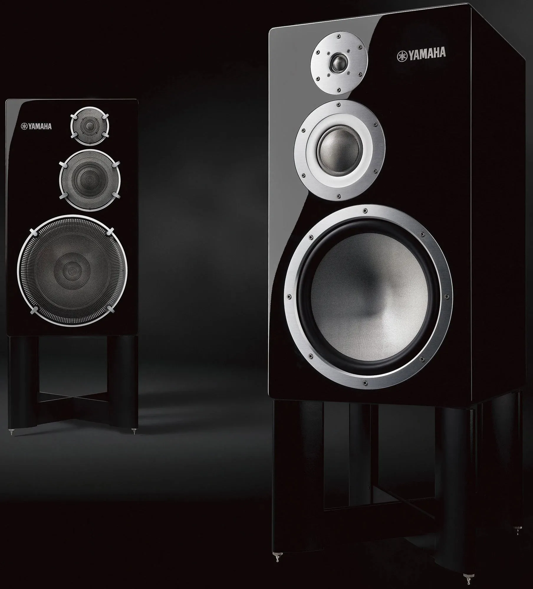 Yamaha NS-5000 3-Way Bookshelf Speakers with Stands (Pair)